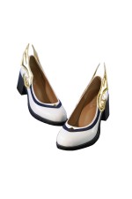 1/3 Delusion Genshin Impact Ganyu White High Heels Cosplay Shoes